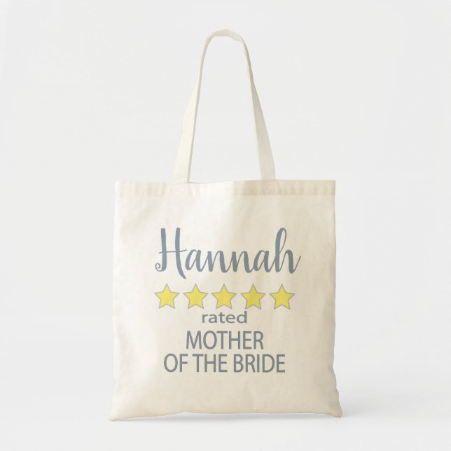 Bolsa Tote Noiva e Cortejo 5 Estrelas Mãe da Noiva (Frente)