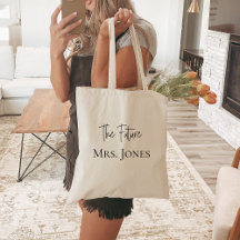 Bolsa Tote Noiva, Futura Sra. | Personalizado Pret