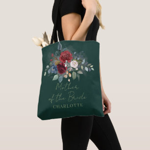 Bolsa Tote Noiva Mãe da Noiva Casamento Escrita Floral