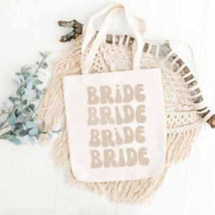 Bolsa Tote Noiva Moderna de Retró Casamento de Solteira Vinta