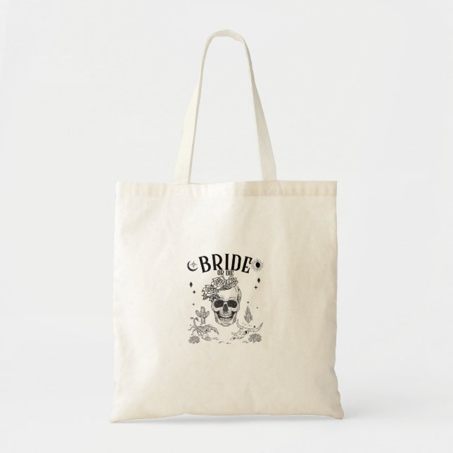 Bolsa Tote Noiva Ou Morrer Até A Morte Nos Fizer Bachelo Góti (Frente)