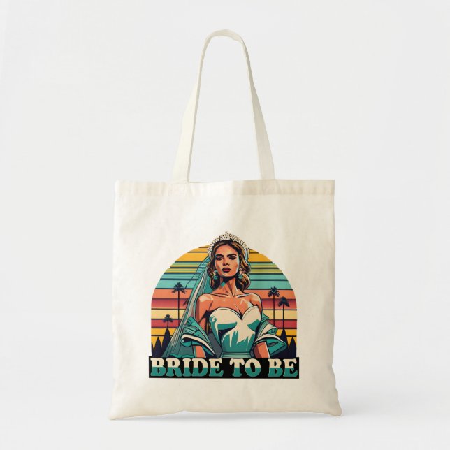 Bolsa Tote Noiva retrô para ser (Frente)
