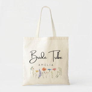 Bolsa Tote Noiva Tribe Wildflower Bridesmaid Nome