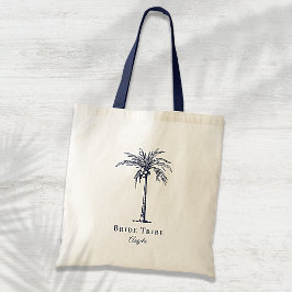 Bolsa Tote Noiva Tribo Azul Marinho Palmeiras Personalizado