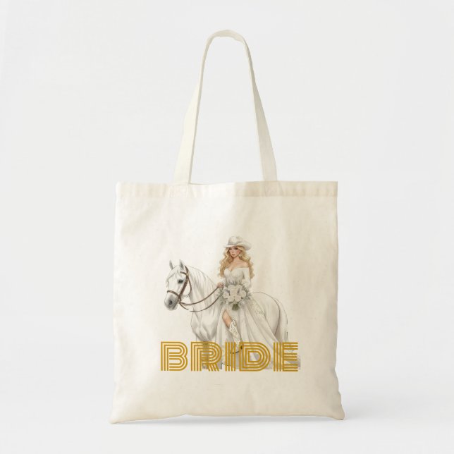 Bolsa Tote noiva vaqueira (Frente)