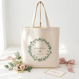 Bolsa Tote Noiva Verde Eucalipto Sage