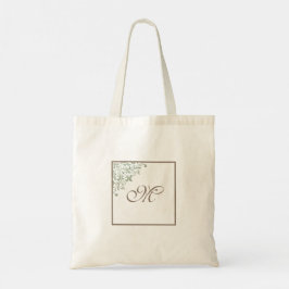 Bolsa Tote Noiva Verde Francês Fleur de Lis Monograma