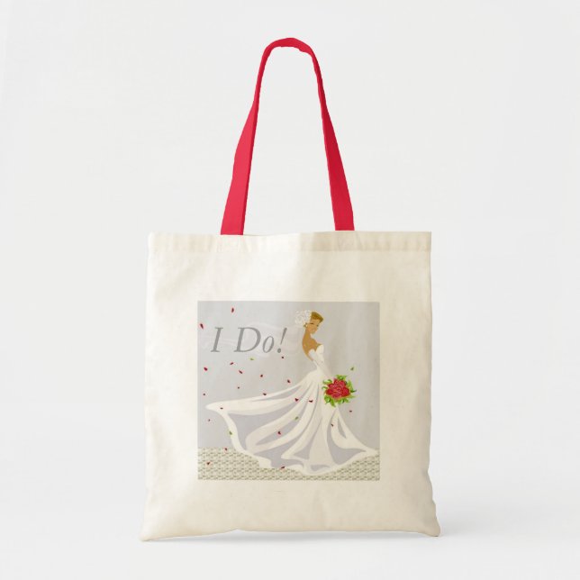 Bolsa Tote Noivas que Wedding o saco (Frente)