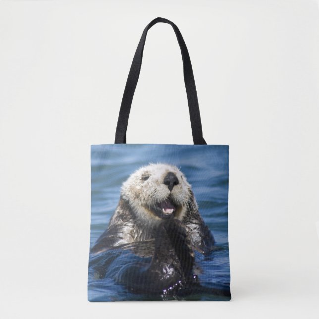 Bolsa Tote Noivos dos lutris do Enhydra da lontra de mar de (Frente)