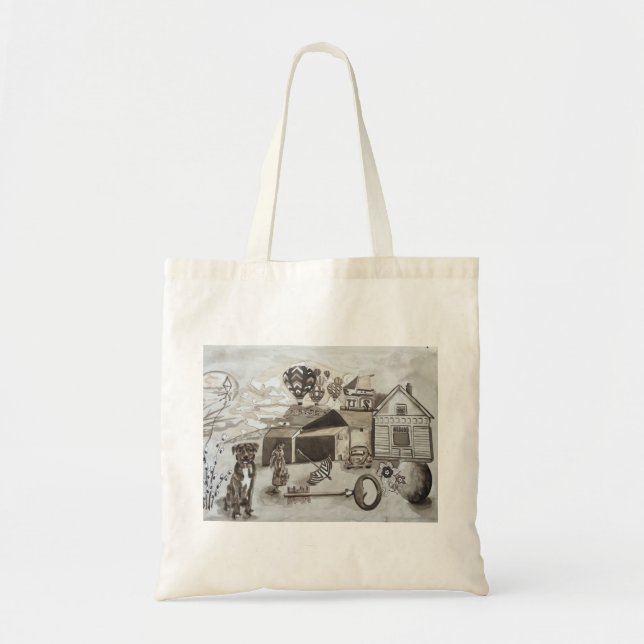 Bolsa Tote Nolan Collage (Frente)