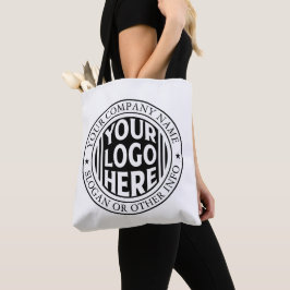 Bolsa Tote Nome Comercial Mínimo e Logotipo de Marca Personal