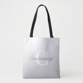 Bolsa Tote Nome Cursivo ou outro Texto sem Monograma | Gradie