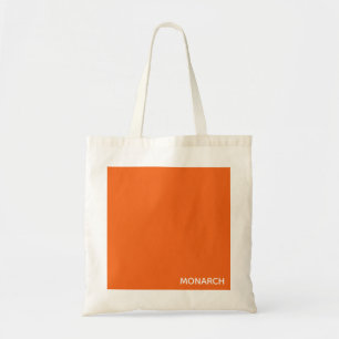 Bolsa Tote Nome da cor laranja da borboleta monarca