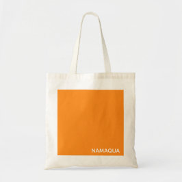 Bolsa Tote Nome da cor laranja Namaqua