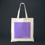 Bolsa Tote Nome da cor roxa de Jacaranda<br><div class="desc">Nome da cor roxa de Jacaranda</div>