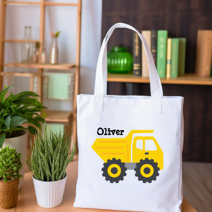 Bolsa Tote Nome da Escola Amarela de Truck Truck