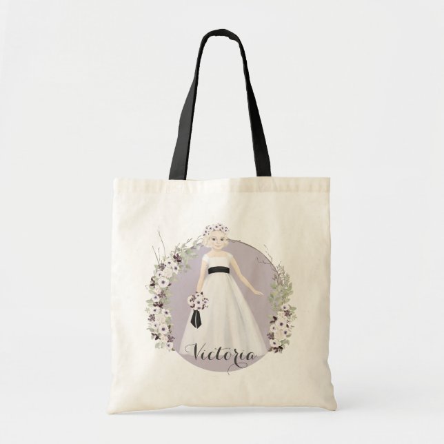 Bolsa Tote Nome da Menina Loura (Frente)