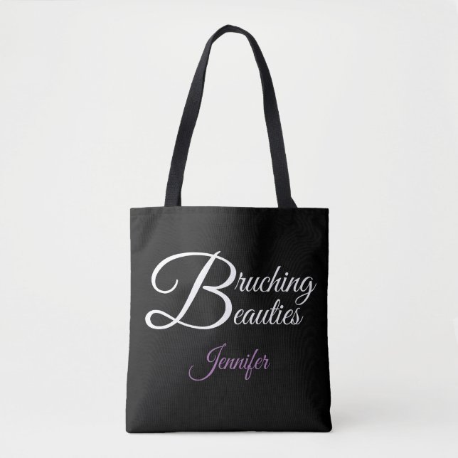 Bolsa Tote Nome das Belezas de Brunching (Frente)