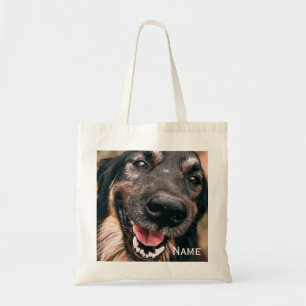 Bolsa Tote Nome de Cat. Pet Photo Dog Personalizado