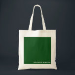 Bolsa Tote Nome de cor verde do Monster delicioso<br><div class="desc">Nome de cor verde do Monster delicioso</div>