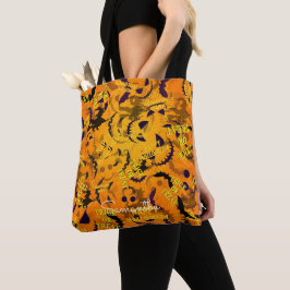 Bolsa Tote Nome do Feliz Halloween Personalizado