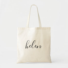 Bolsa Tote Nome do Script