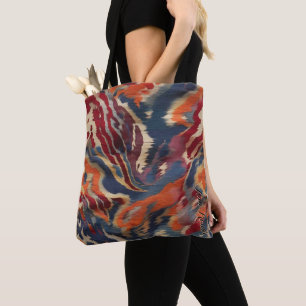 Bolsa Tote Nome do Script Ikat Elegance Terthy Tones Boho-chi