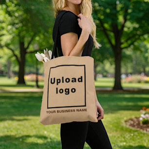 Bolsa Tote Nome e logotipo da empresa na barra de ferramentas