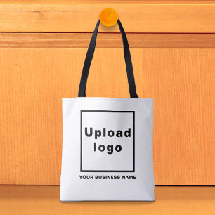 Bolsa Tote Nome e logotipo da empresa na barra de ferramentas