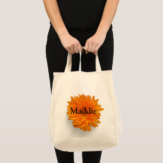 Bolsa Tote Nome estético de girassol personalizado Tote Bag
