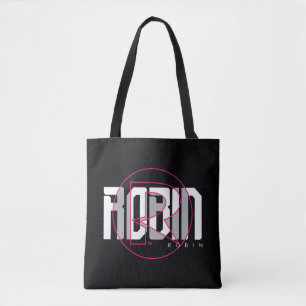 Bolsa Tote Nome Gráfico Robin Hi-Tech