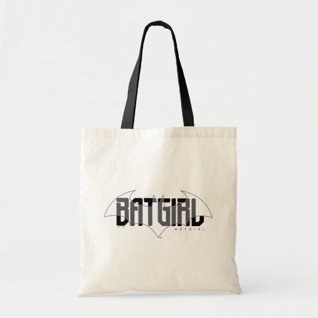 Bolsa Tote Nome Hi-Tech da Batgirl Gráfico (Frente)