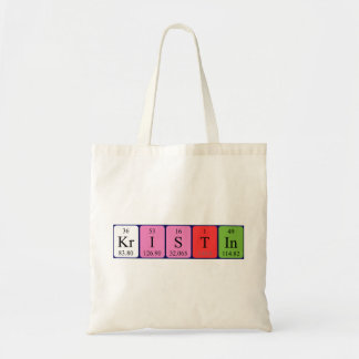Bolsa Tote Nome periódico da mesa de Kristin tote bag