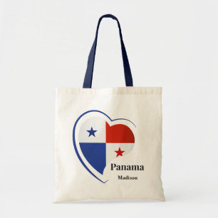 Bolsa Tote Nome Personalizado Amor Panamá
