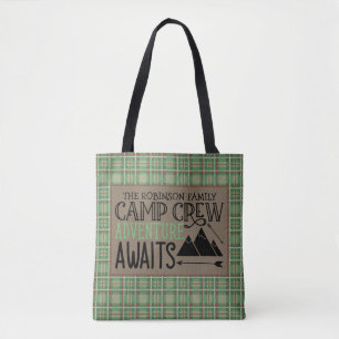 Bolsa Tote NOME Personalizado Aventura de Campanha de Cabina