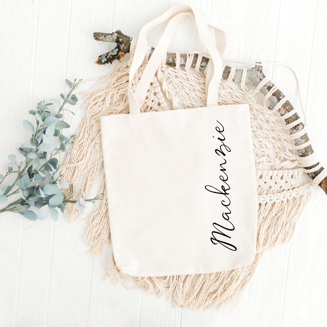 Bolsa Tote Nome Personalizado Bridesmaid Favorece Bachelorett (Criador carregado)