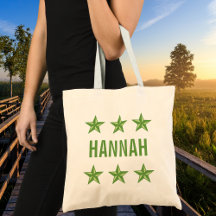 Nome Personalizado com Estrelas Náuticas Verdes em
