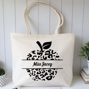 Bolsa Tote Nome Personalizado da Apple do Professor, Professo