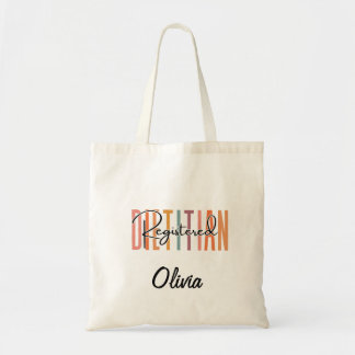 Bolsa Tote Nome Personalizado Dietitiano Registrado