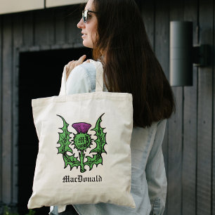 Bolsa Tote Nome personalizado do istício escocês