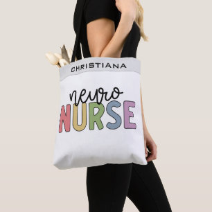 Bolsa Tote Nome Personalizado Enfermeiro Enfermeiro Presente