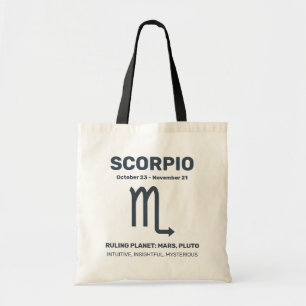 Bolsa Tote Nome Personalizado / Escritório de Sinal de Zodíac