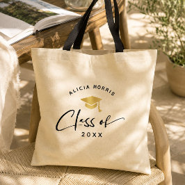 Bolsa Tote Nome Personalizado Moderno Formatura Tendência Scr