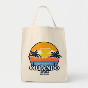 Bolsa Tote Nome Personalizado Orlando Flórida