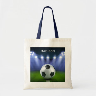 Bolsa Tote Nome personalizado Sacos de toques do estádio Soc