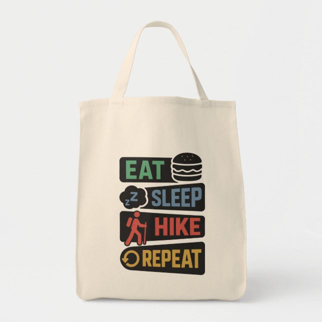 Bolsa Tote Nome Personalizado & Texto Caminhada (Frente)