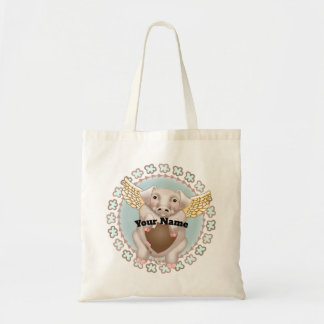 Bolsa Tote Nome personalizado tosmala de tossi de porco voado