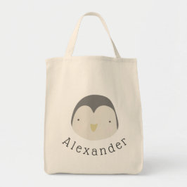 Bolsa Tote Nome personalizável - Bag de Tote do Pinguim do Cu
