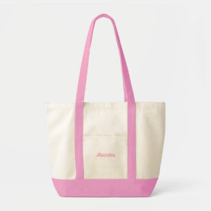 Bolsa Tote Nome Pink Beach Bachelorette