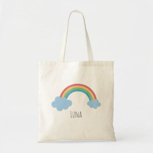 Bolsa Tote Nomes de Meninas Caprichosos Tendance Colorido Inf